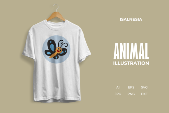 Animal Butterfly Character Illustration: Graphics & Illustrations for Brand Storytelling