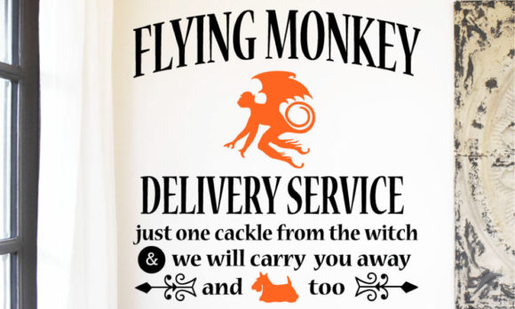 Flying Monkey Animal Graphics & Illustrations