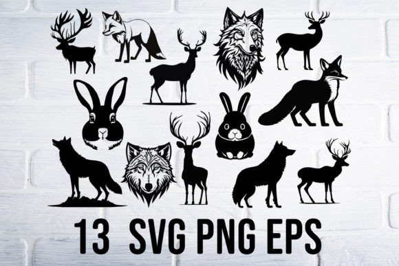 Forest Animal SVG PNG Clipart Review