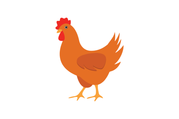 Hen Illustration SVG: A Warm, Handcrafted Graphics Asset