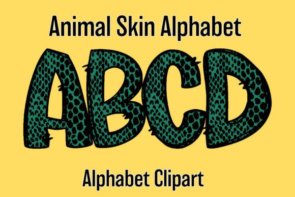 Safari Animal Alphabet Doodle Snake2: Graphics & Illustrations