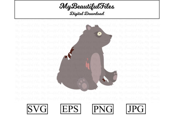 Zombie Animal - Bear: Graphics & Illustrations for Bold Branding